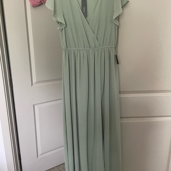 Lulus lost in the moment sage brush maxi dress - Picture 3 of 3